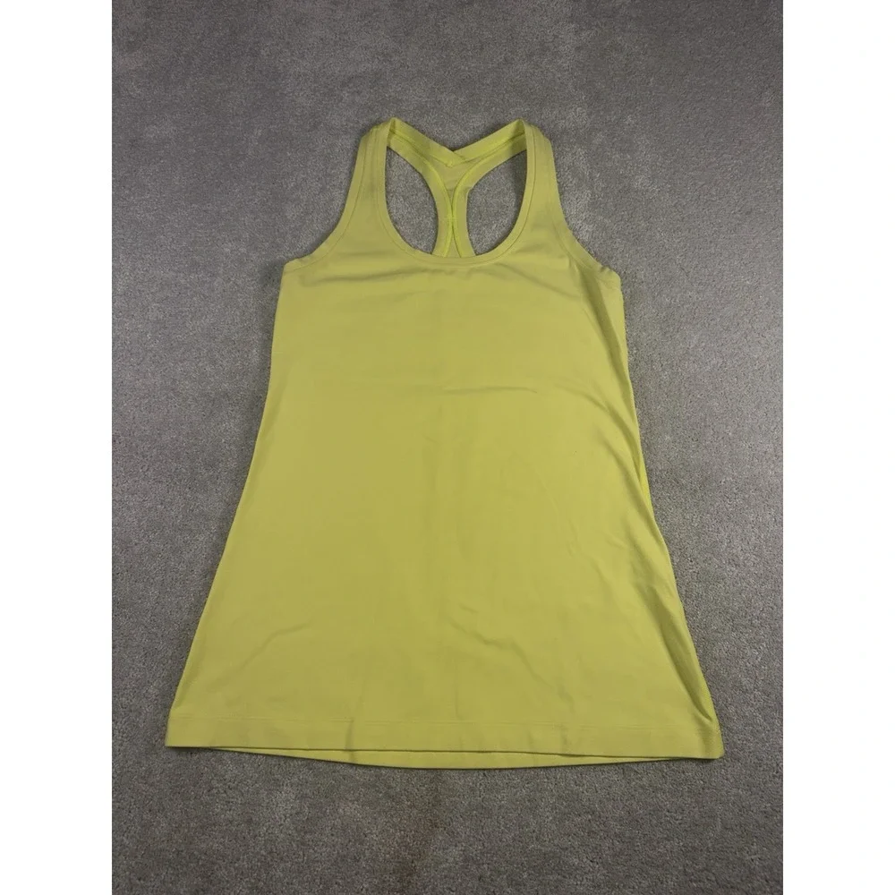 Lululemon Cool Racerback Tank 6 Yellow